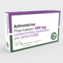 Azitromicina Pharmakern 500 mg Portugal — caixa com 3 comprimidos