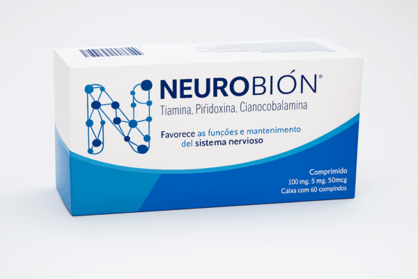 Neurobion vitaminas B Portugal — caixa com 60 comprimidos