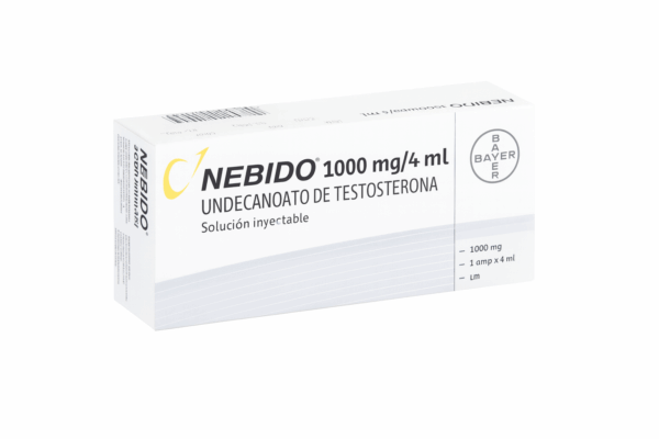 Nebido testosterona 1000 mg/4 ml Portugal — solução injetável