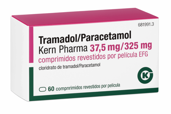 Tramadol/ParacetamolPortugal — caixa com 60 comprimidos
