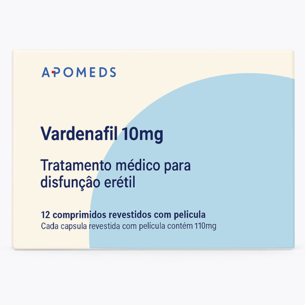 Vardenafil 10 mg Portugal — caixa com 12 comprimidos